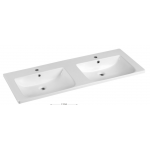 Elivia 1200 Ceramic Basin-Top Double Bowl